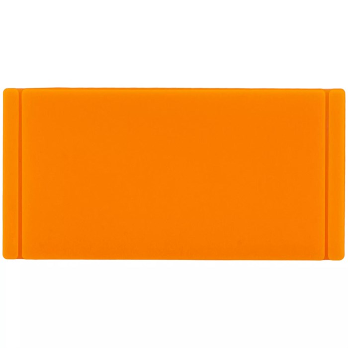 Лейбл из ПВХ Dzeta, S, оранжевый неон 13916.22