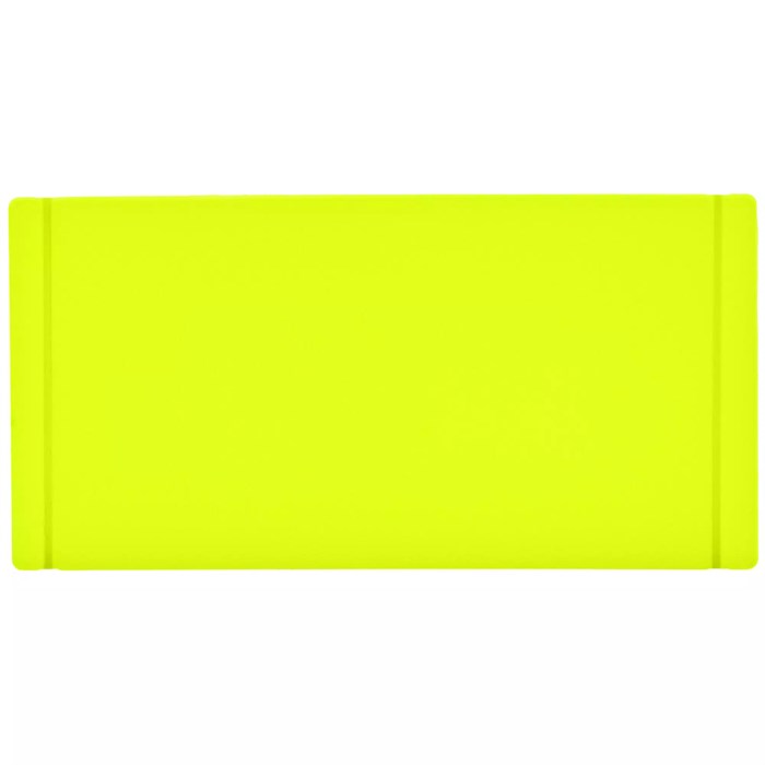 Лейбл из ПВХ Dzeta, S, желтый неон 13916.89