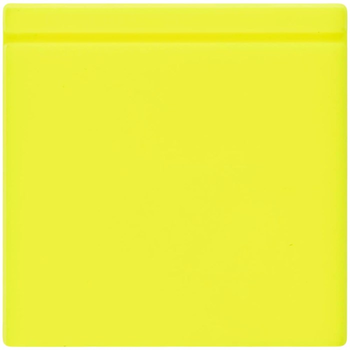 Лейбл из ПВХ Kare, желтый неон 16555.89