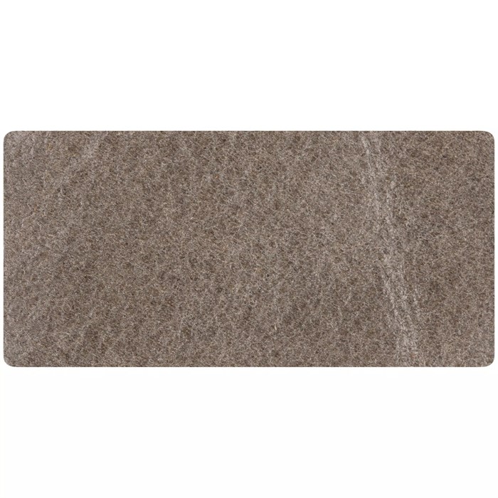 Лейбл кожаный Tuken, S, серый 16572.10