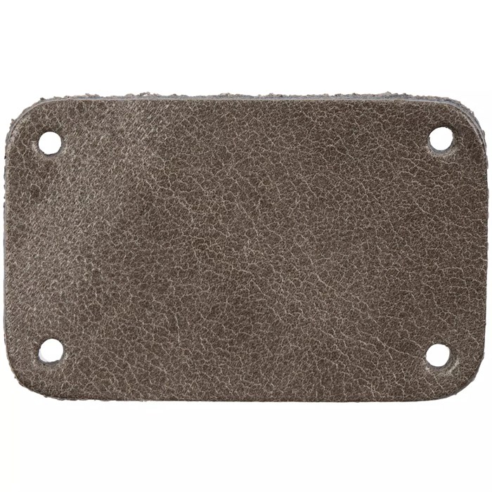 Лейбл кожаный Beta, S, серый 13845.10