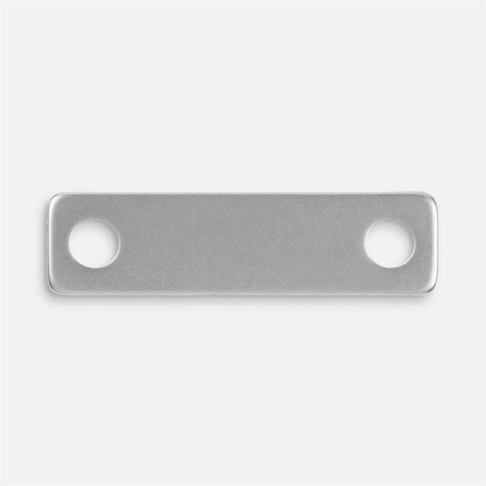 Шильдик металлический Alfa Liten, серебристый 13844.10