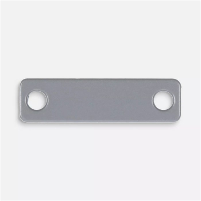 Шильдик металлический Alfa Liten, серый 13844.11