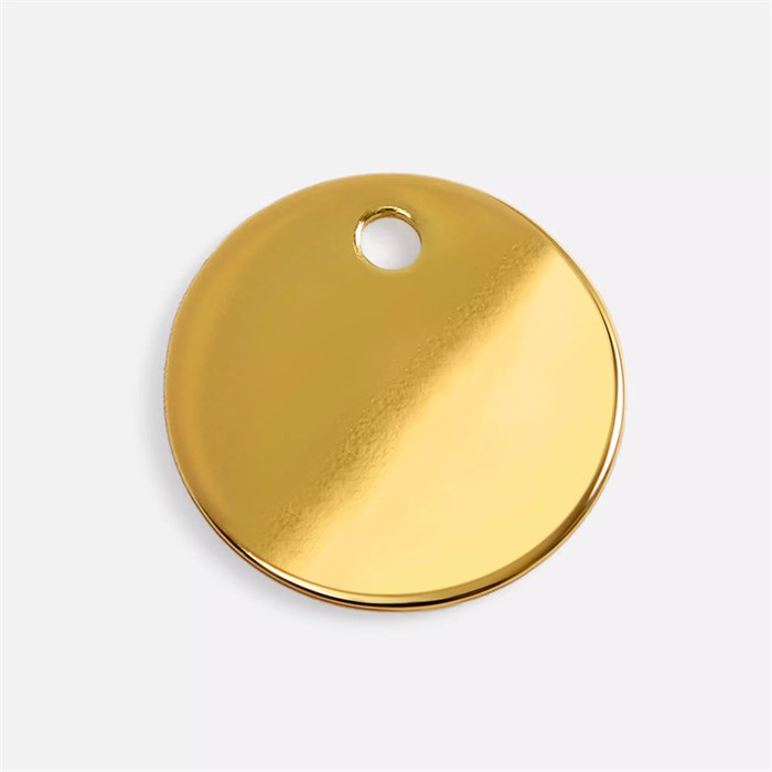 Шильдик металлический Alfa Sirkel, золотистый глянцевый 19725.01