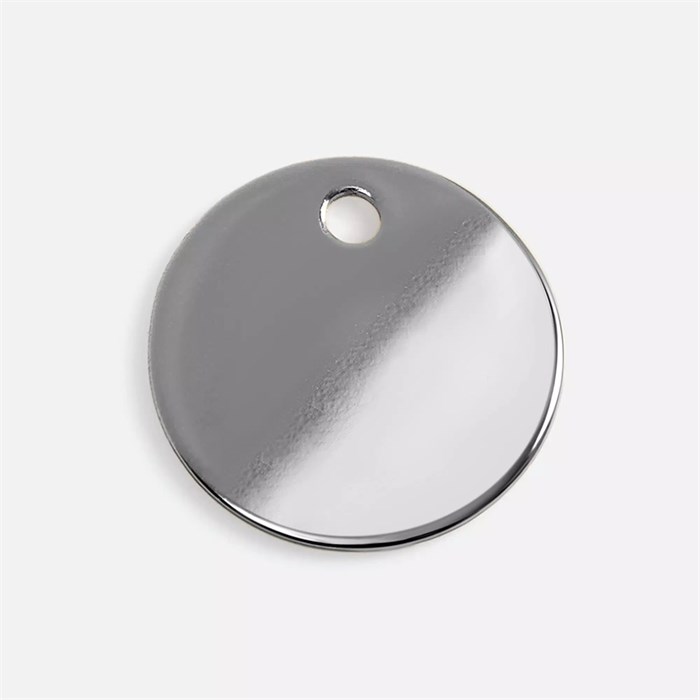 Шильдик металлический Alfa Sirkel, серебристый глянцевый 19725.02