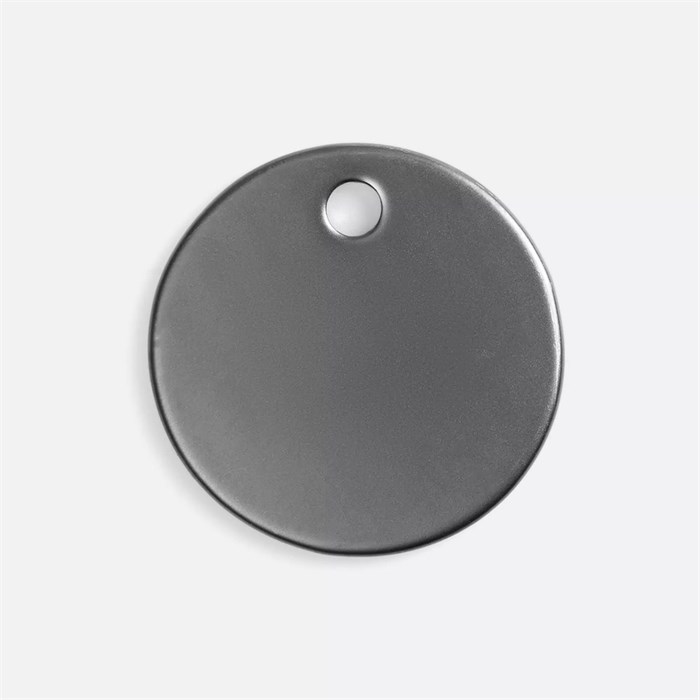 Шильдик металлический Alfa Sirkel, серый металлик 19725.13