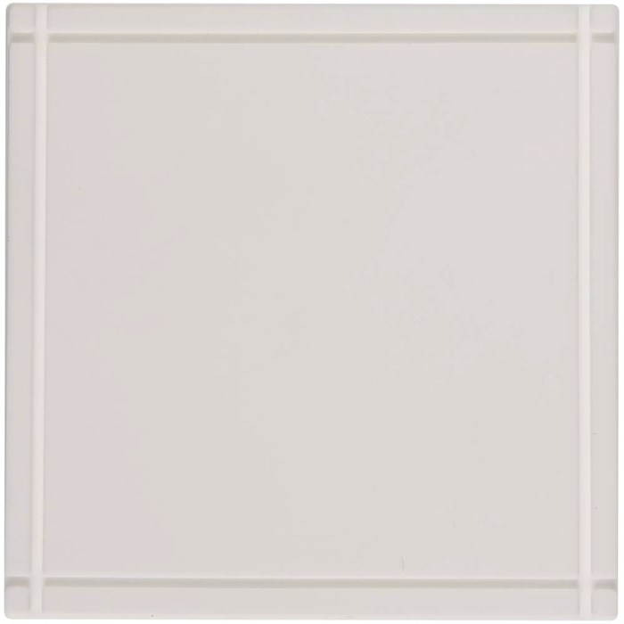 Лейбл из ПВХ Dzeta, L, белый 16558.60