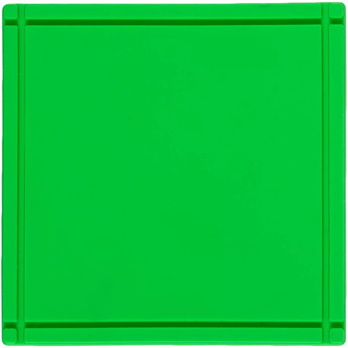 Лейбл из ПВХ Dzeta, L, зеленый неон 16558.94