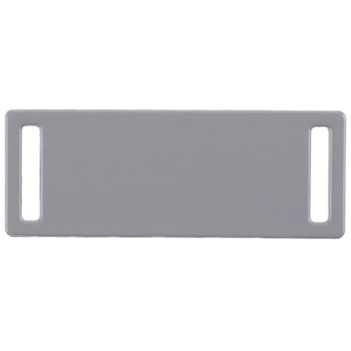 Шильдик металлический Kova, серый 16509.11