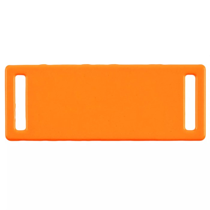 Шильдик металлический Kova, оранжевый неон 16509.22