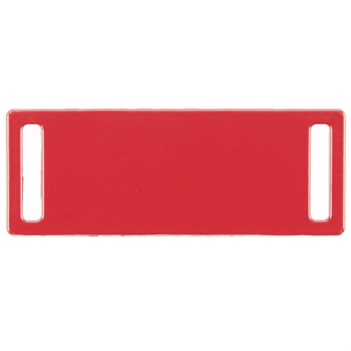 Шильдик металлический Kova, красный 16509.50