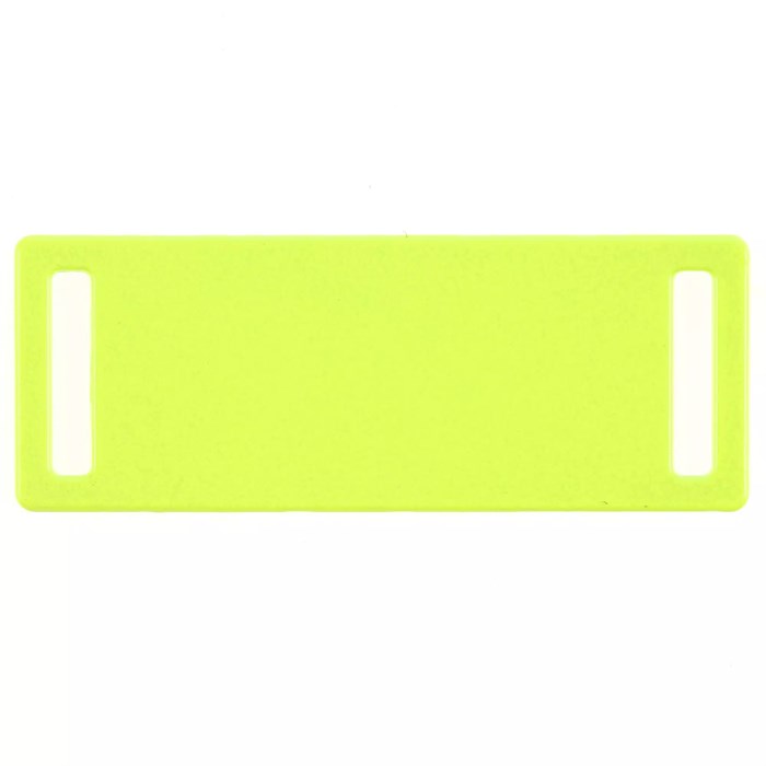 Шильдик металлический Kova, желтый неон 16509.89