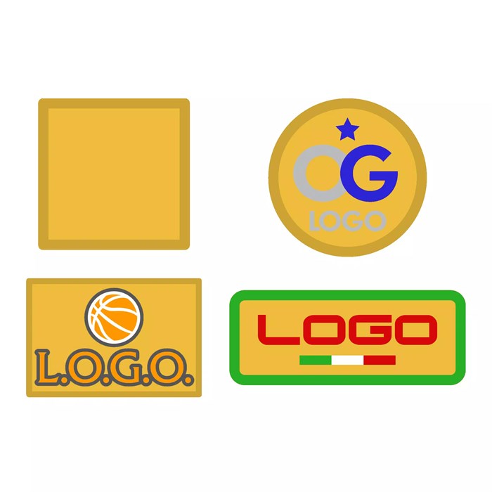 Шеврон из габардина Gabo S, желтый 18311.80