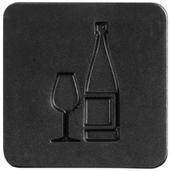 Шильдик на резинку Band, вино 16250.05