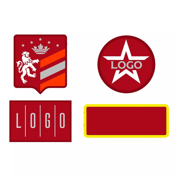 Шеврон из габардина Gabo M, красный 18312.50