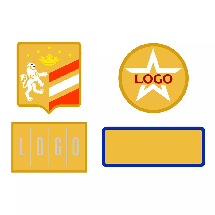 Шеврон из габардина Gabo M, желтый 18312.80