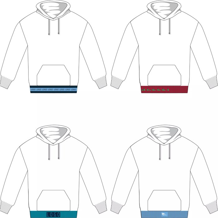 Вязаная резинка по низу на заказ Fondo 14199.30