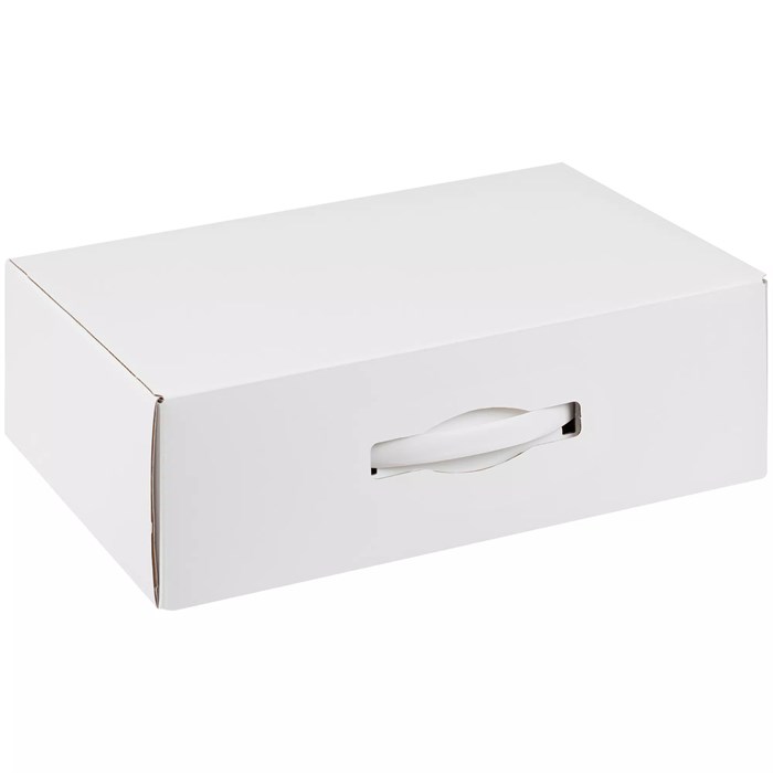Коробка Matter Light, белая, с белой ручкой 19171.60