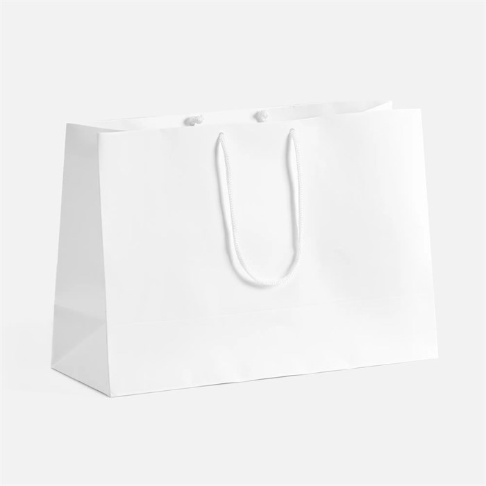Пакет бумажный с ламинацией Lami Tote M, белый 18438.60