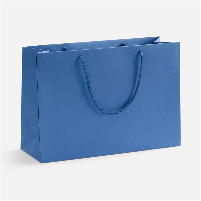 Пакет бумажный Ample Thin M, светло-синий 250014.42