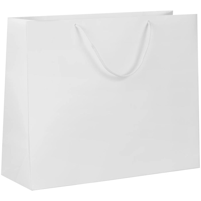Пакет бумажный с ламинацией Lami Tote L, белый 18439.60