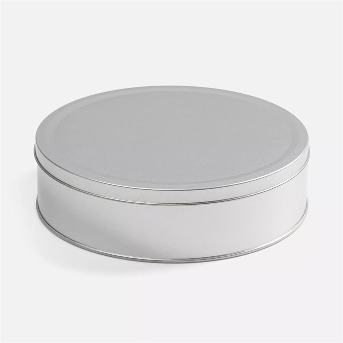 Коробка Pragmax L, круглая, серебристая 18784.00