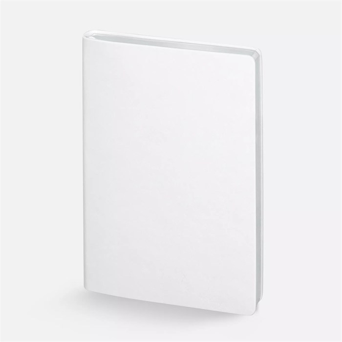 Ежедневник Nebraska Flex, недатированный, белый с серебристым 22008.61