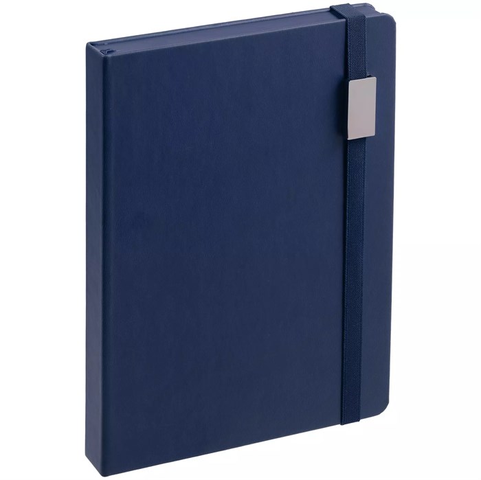 Ежедневник New Factor Metal, темно-синий 25000.44