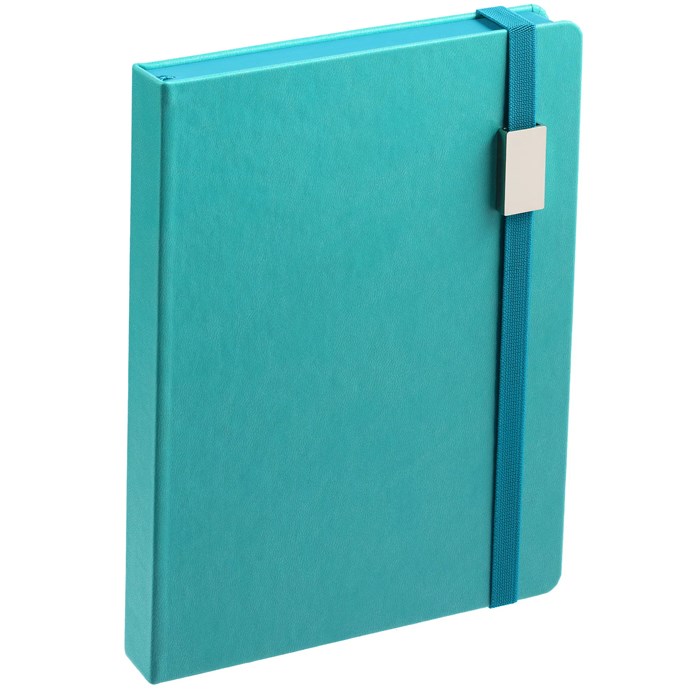 Ежедневник New Factor Metal, бирюзовый 25000.49