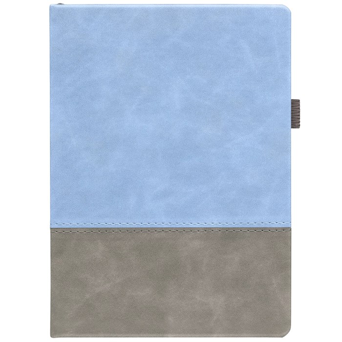 Ежедневник Horizon, недатированный, серый с голубым 21172.14