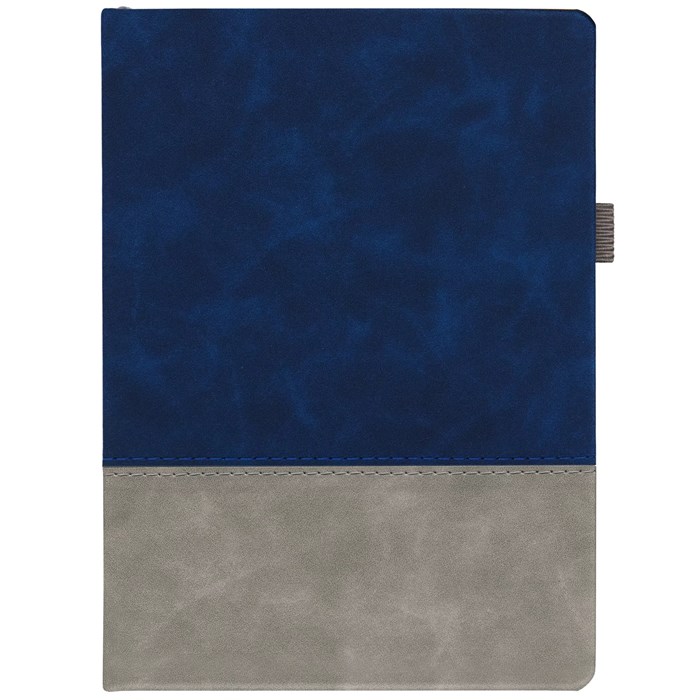 Ежедневник Horizon, недатированный, серый с синим 21172.41