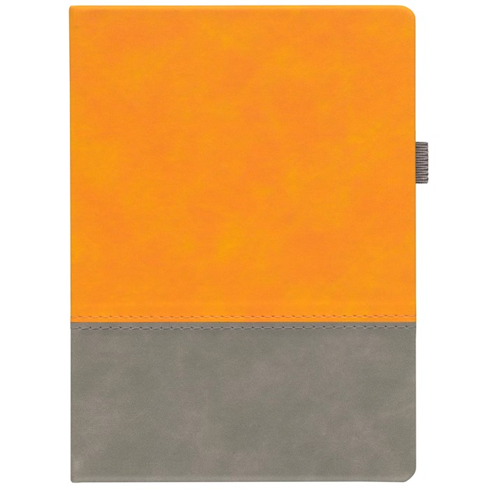 Ежедневник Horizon, недатированный, серый с оранжевым 21172.12