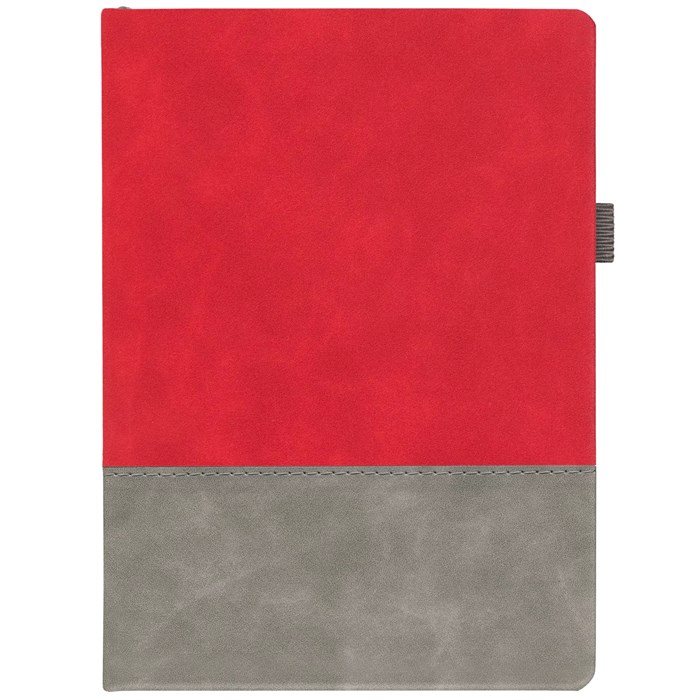 Ежедневник Horizon, недатированный, серый с красным 21172.15
