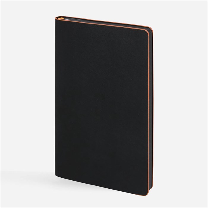 Ежедневник Trait, недатированный, черный с оранжевым 14097.32
