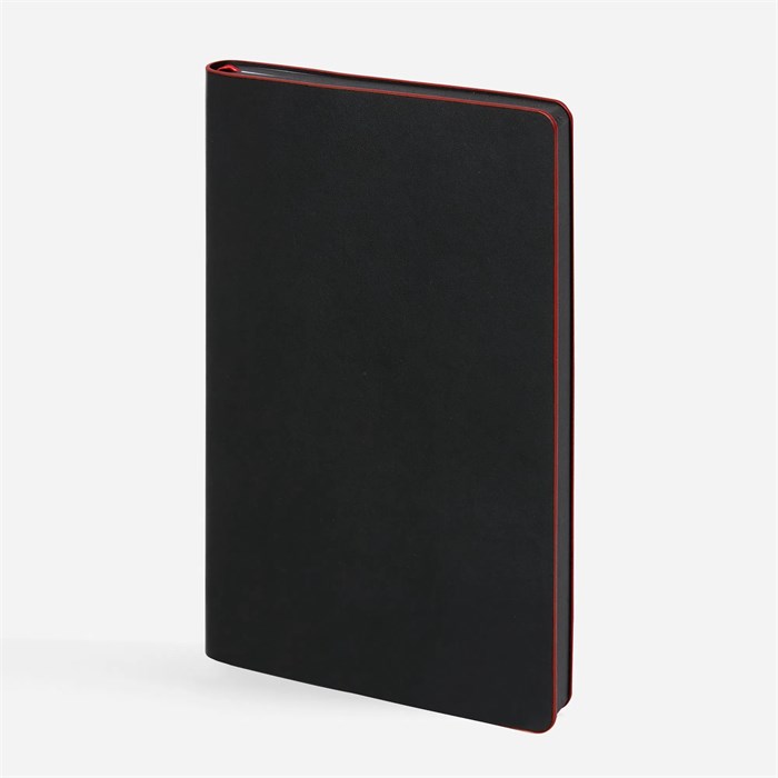 Ежедневник Trait, недатированный, черный с красным 14097.35