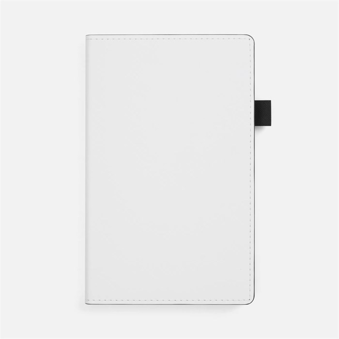 Ежедневник White Shall, недатированный, бело-черный 15751.36