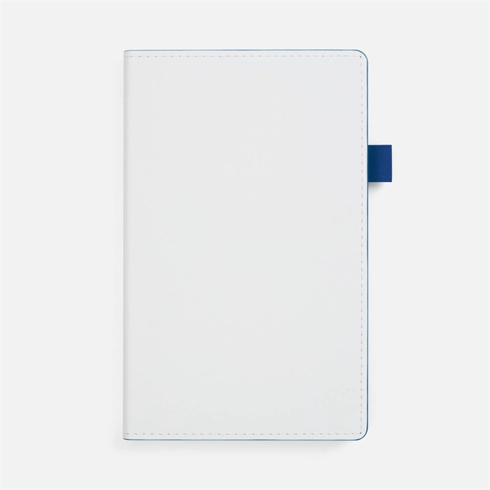 Ежедневник White Shall, недатированный, бело-синий 15751.46