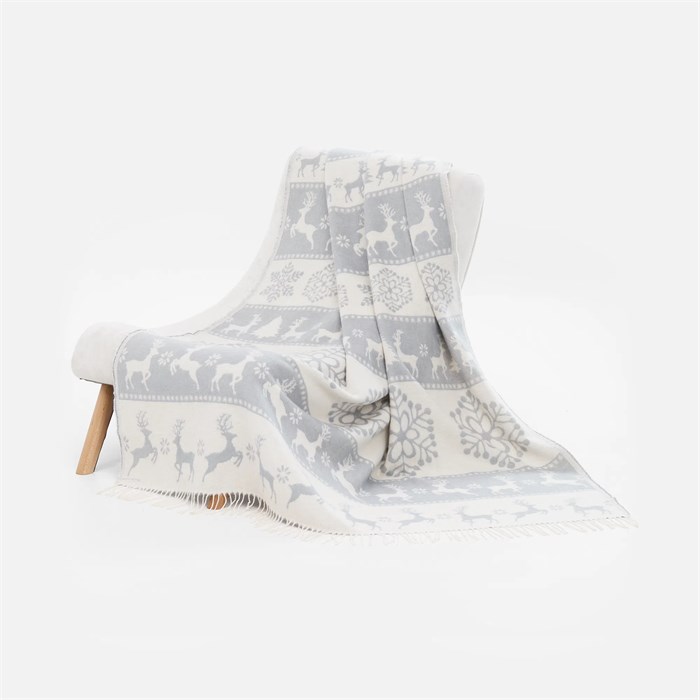 Плед «Скандинавия», серый 18683.10