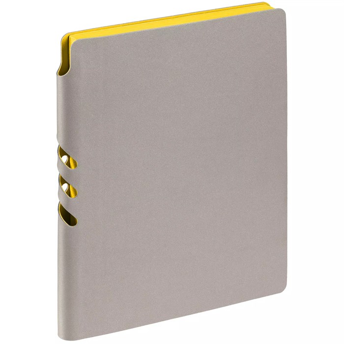 Ежедневник Flexpen, недатированный, серебристо-желтый 11087.81