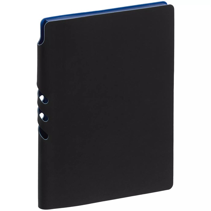 Ежедневник Flexpen Black, недатированный, черный с синим 13087.34
