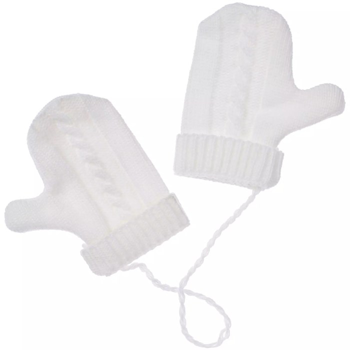 Игрушка на елку «Рукавички», белые 72712.60