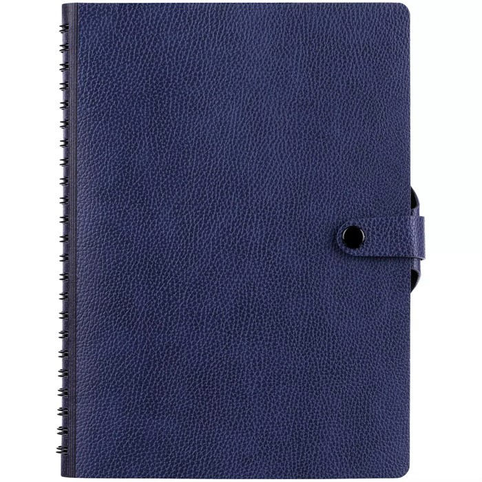 Ежедневник Strep Front на заказ, недатированный, синий 17283.40