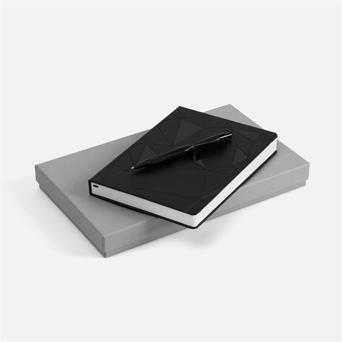 Набор Gems: ежедневник и ручка, черный 7488.30