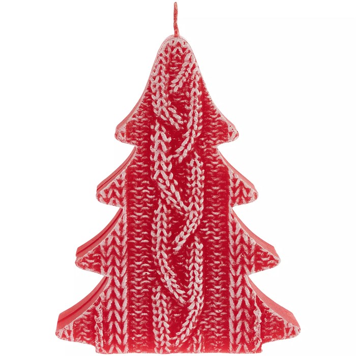 Свеча Kniteam, елка, красная 19335.50