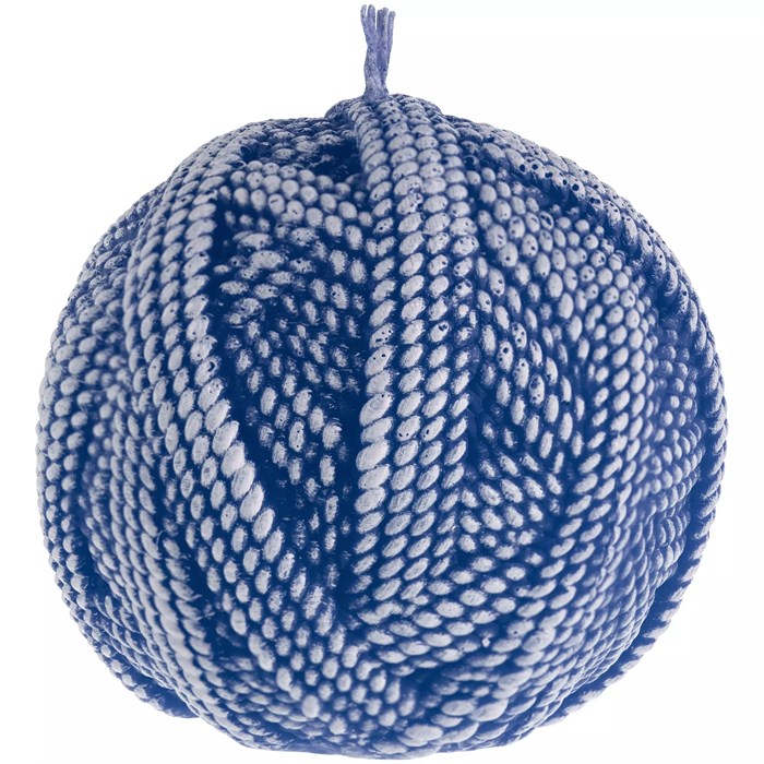 Свеча Kniteam, клубок, синий 19337.40