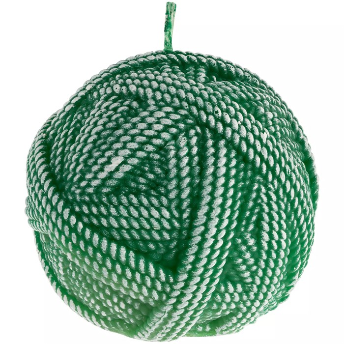 Свеча Kniteam, клубок, зеленый 19337.90