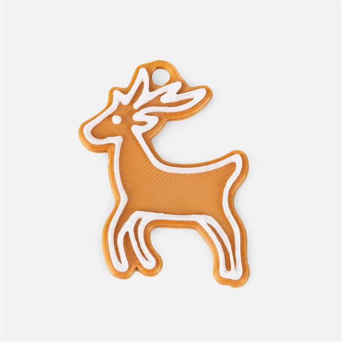 Мини-подвеска «Пряник», 3D-печать на заказ, олень 19977.07