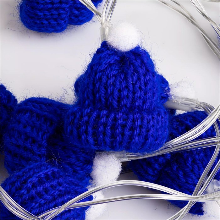 Гирлянда Cosy Poms, синяя 16957.40