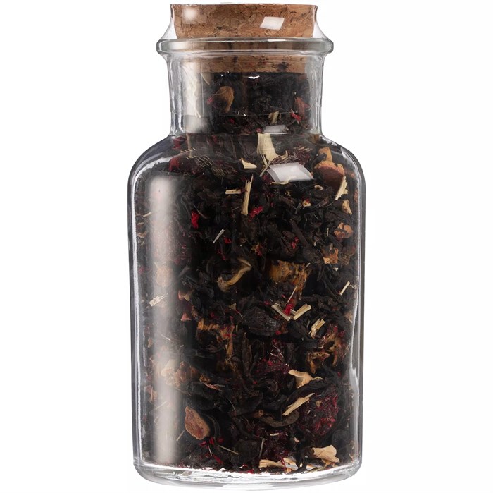 Чай «Сокочай», мини, черный с соком ананаса, с кусочками ананаса, вишней, лемонграссом, цветками и коркой граната 16440.04