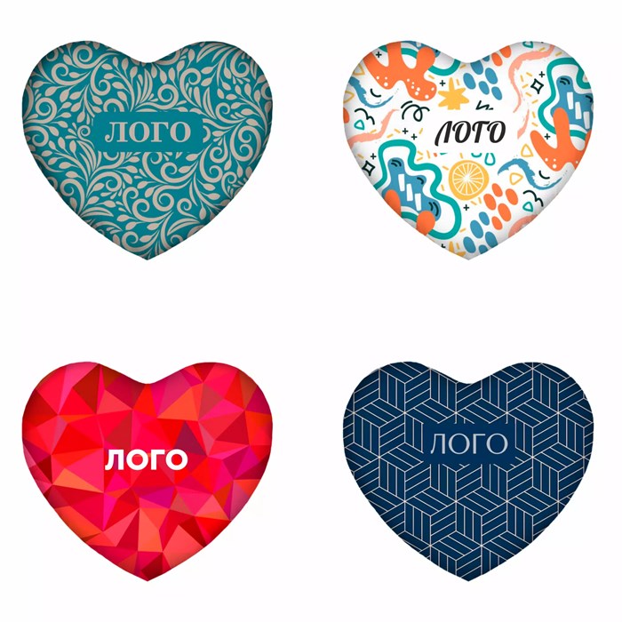 Подушка декоративная FrostyLove на заказ, сердце 18515.02